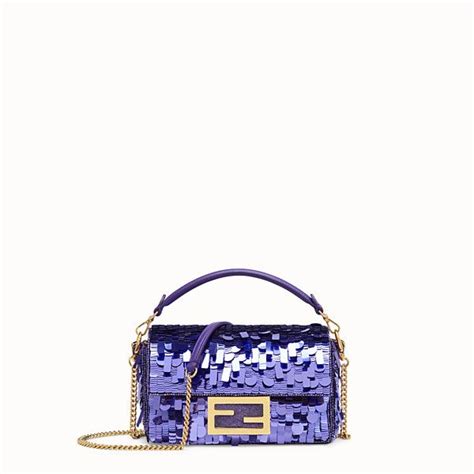 fendi mini sequin baguette|fendi baguette bag sale.